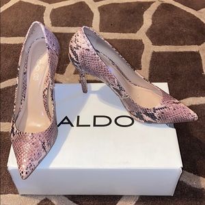 ALDO Snakeskin Heels